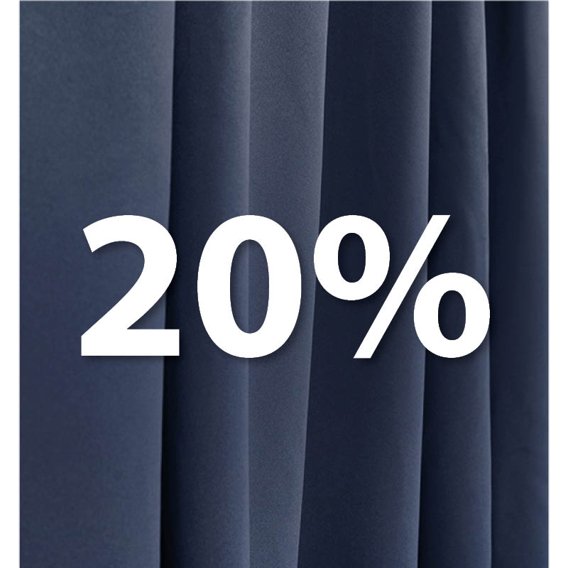 Mörkläggande Gardintyger 20%