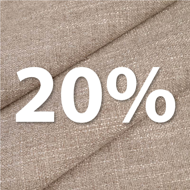 Möbeltyger 20%