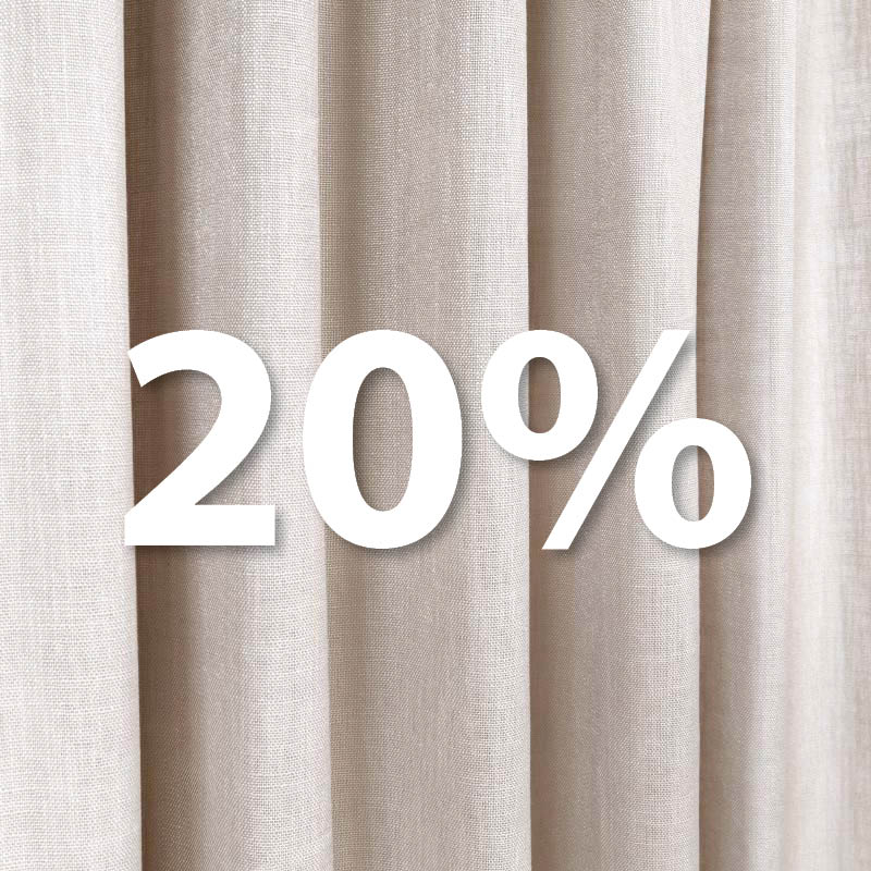 Gardinserie Bon 20%