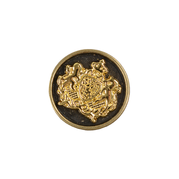 Metallknapp sköld 20mm