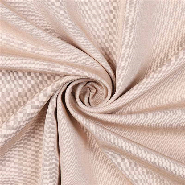 Tvättad Viscose Twill Ljusbeige | Vävda Klädtyger | Viscose | Ohlssons Tyger