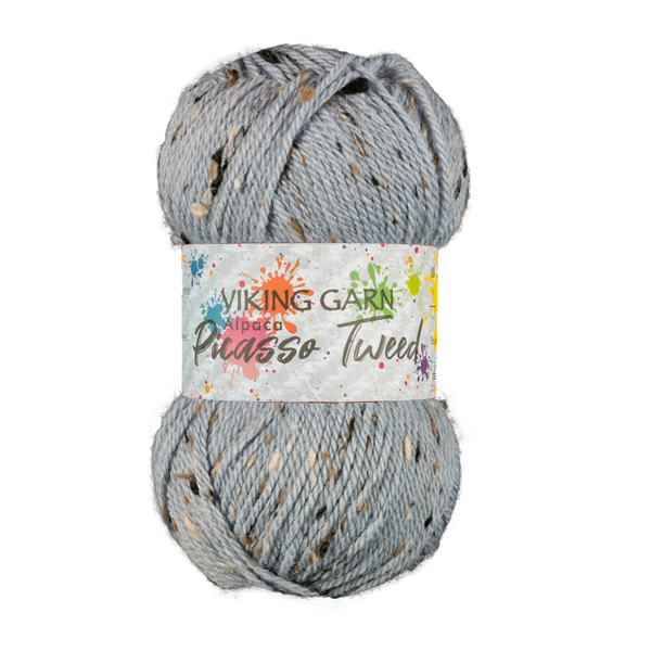 Viking Alpaca Tweedgarn 50g Ljusblå 922