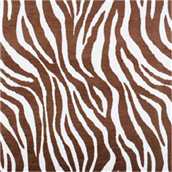 Zebra Chenille Stuv 0,45M 029034 Brun | Partityger | Stuvar | Ohlssons Tyger