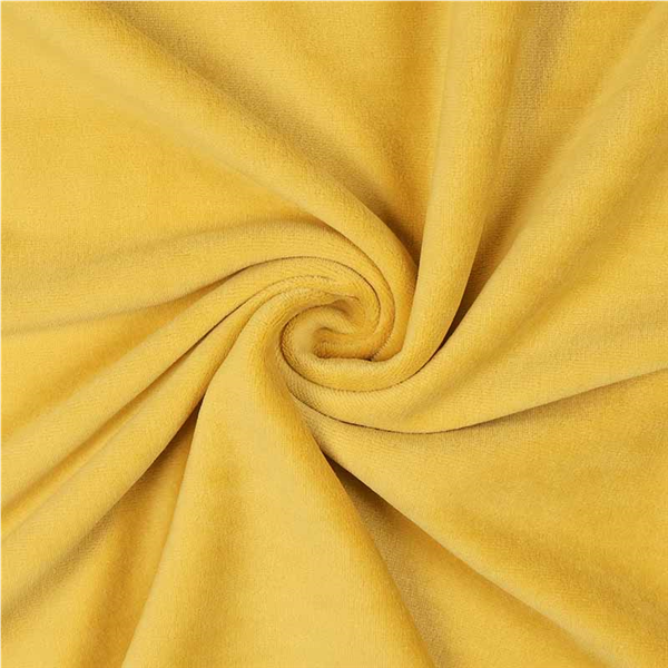 Velour Gul 134 | Klädtyger | Velour | Ohlssons Tyger