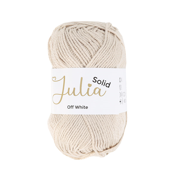 Bomullsgarn Julia 100g Offwhite 02001