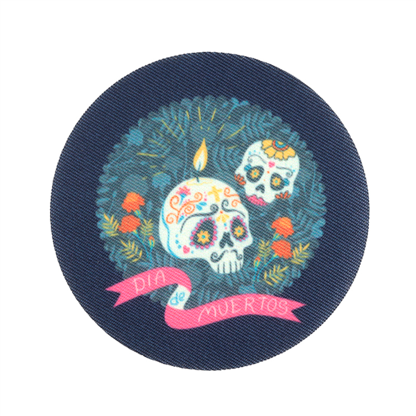 Laglapp Dia de Muertos, 2-p Mörk marin/multi 5