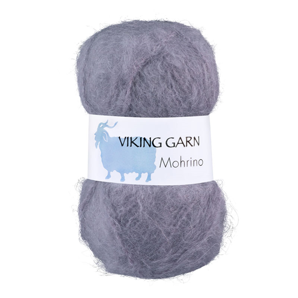 Viking Mohrinogarn 50g Grålila 567