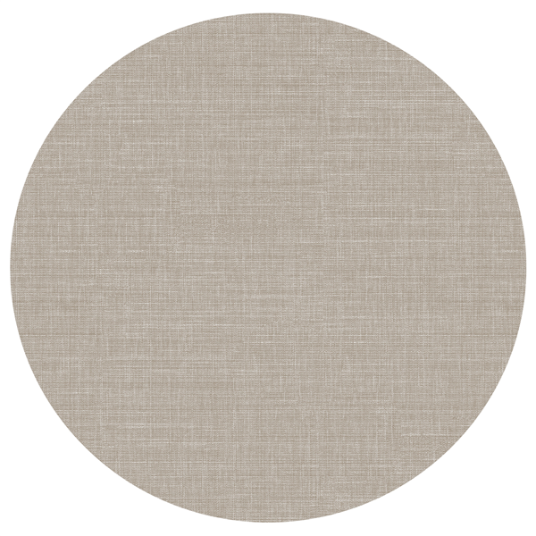 Rund Vaxduk Linnelook Beige 05