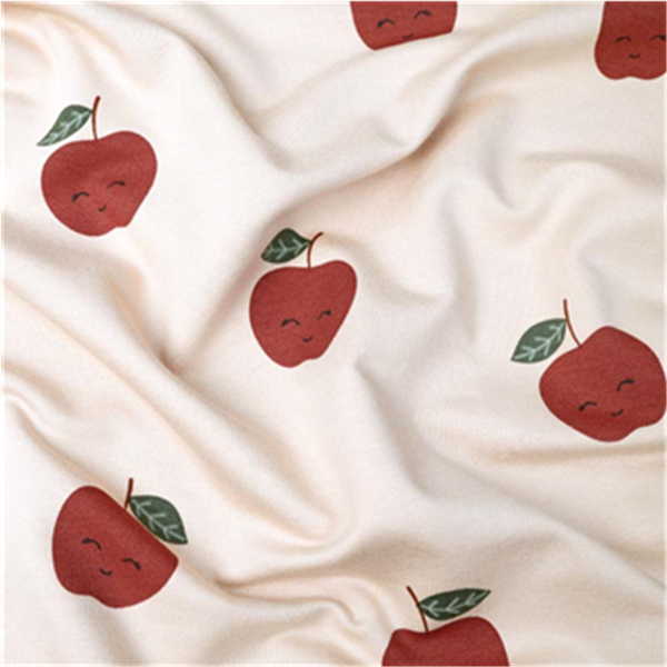 Stuv Jogging Glada Äpplen 0,7m 050719 Jogging Glada Äpplen Beige/Röd 052 | Partityger | Partityger | Ohlssons Tyger