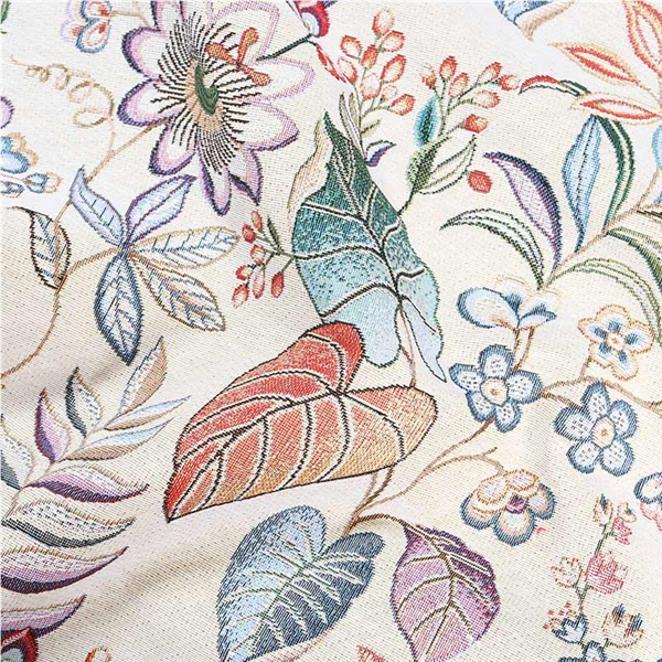 Gobelin Blommor Beige/Multi 41 | Gardintyger | Mönstrade gardintyger | Ohlssons Tyger
