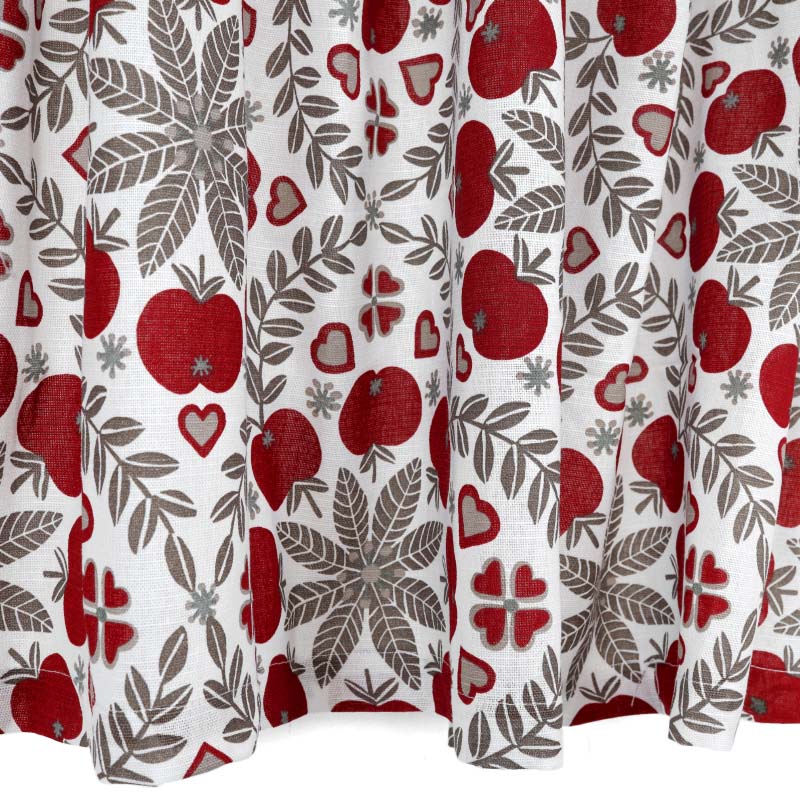 Gardinkappa Juläpple 50x250cm