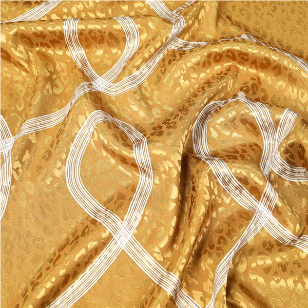 Stuv Satin Leslie 0,9m 53233 Gul Leopard/Swirl 034 | Partityger | Stuvar | Ohlssons Tyger