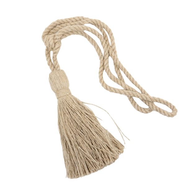 Omtag Lin Big Tassle natur 5759