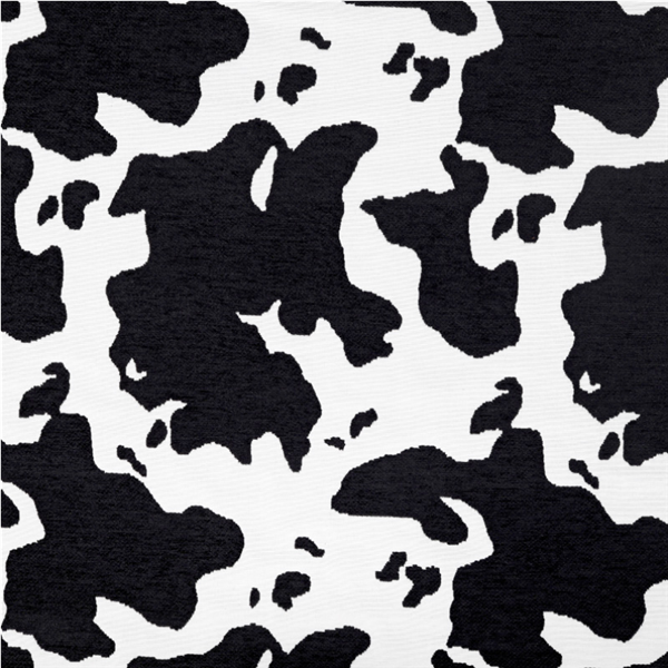Stuv Cow Chenille 0,3m 51349 Svart | Partityger | Stuvar | Ohlssons Tyger