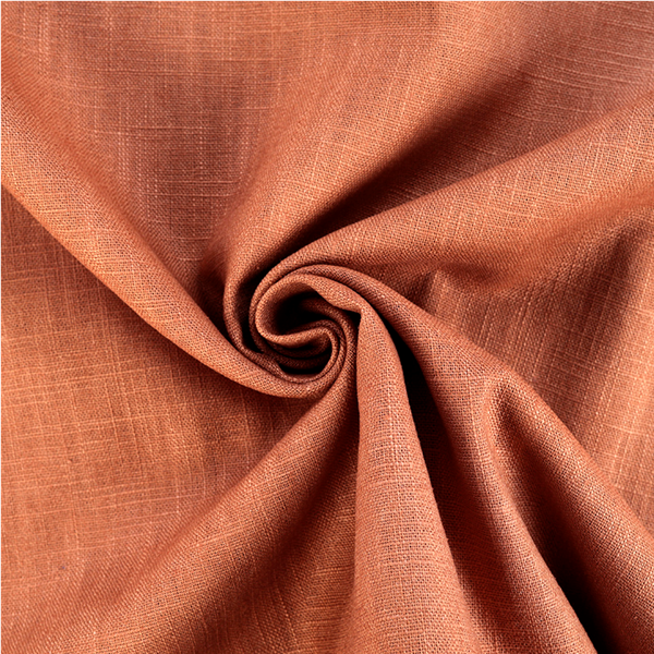 Stuv Tvättat Linnetyg Moa 0,5m 40221 Cognac 037 | Partityger | Stuvar | Ohlssons Tyger