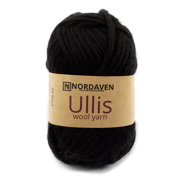 Ullgarn Ullis Nordaven 50g Antracit 203 | Julklappstips | Julklappstips Stickning | Ohlssons Tyger