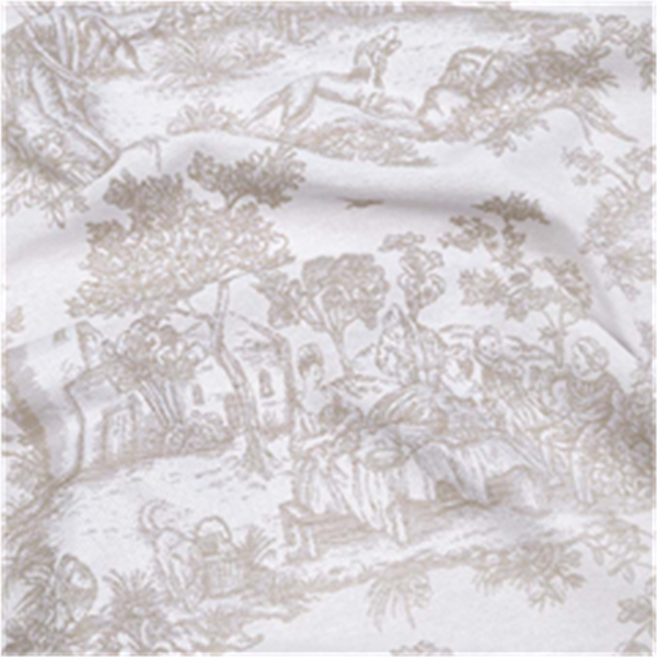 Stuv Jacquard Elise 0,4m 052098 Jacquard Elise Beige/Offwhite 33 | Partityger | Stuvar | Ohlssons Tyger