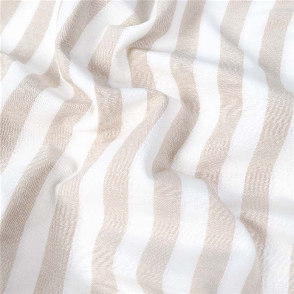 Stuv Inredningstyg Edith Dubbel Bredd 280cm 0,7m 50499 Beige/Offwhite 401 Bred Rand | Partityger | Stuvar | Ohlssons Tyger