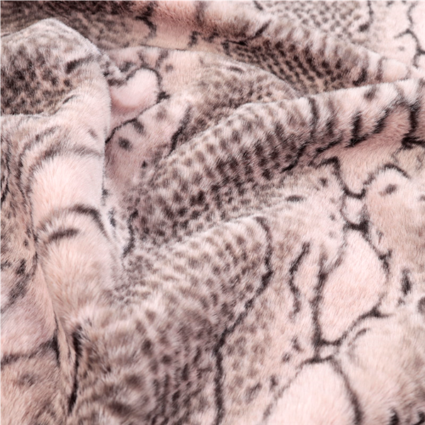 Modepäls Animal Print Rosa 0002