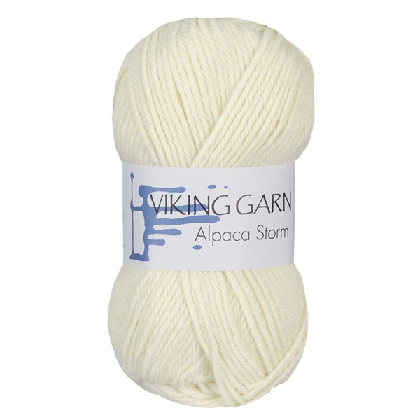 Viking Alpaca Storm 50g Offwhite 502