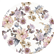 Rund Vaxduk Blommor