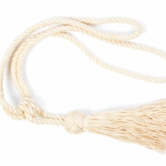 Omtag Jute Tassle, stor