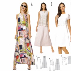 Sömnadsmönster Klänning