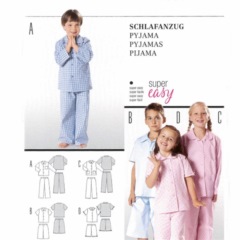 Sömnadsmönster Pyjamas Barn