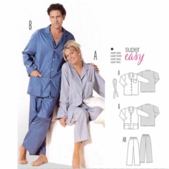 Sömnadsmönster Pyjamas