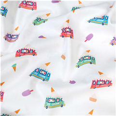 Stuv Bomullspoplin Poppy 0,5m