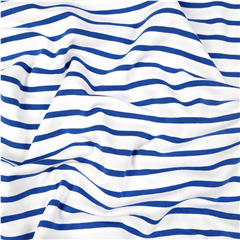 Ekologisk Bomullstrikå Smal Rand