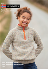 Stickbeskrivning, Tweed Tröja, barn