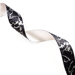 Satinband Marble 25mm