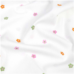 Bomullspoplin Små Blommor