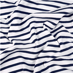 Ekologisk Bomullstrikå Smal Rand