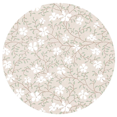 Rund Vaxduk Småblommig