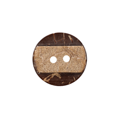 Kokosknapp Block 15mm