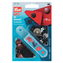 Nittryckknappar Anorak 15mm