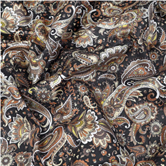 Stuv Bomullspoplin Paisley 0,9m