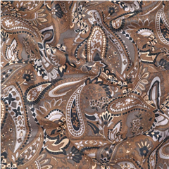 Bomullspoplin Paisley