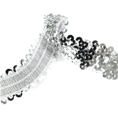 Paljettband Elastiskt 30mm