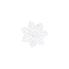 Tygmärke Blomma