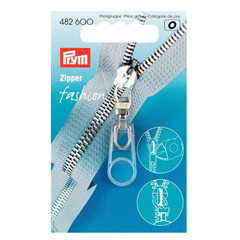 Blixtlåskläpp, plast