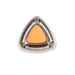 Metallknapp Triangel 10mm