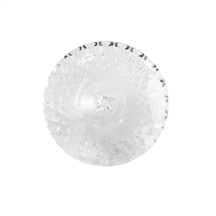 Transparent knapp 17mm