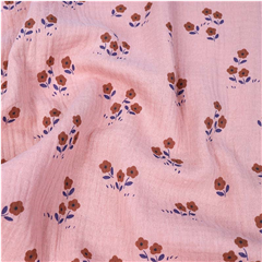 Stuv Muslin Blomster 1m
