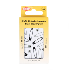 Säkerhetsnålar i ask 100st