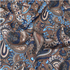 Bomullspoplin Paisley