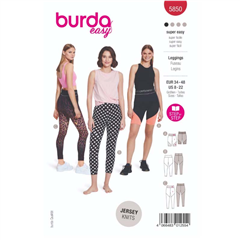 Sömnadsmönster Leggings Sport, dam