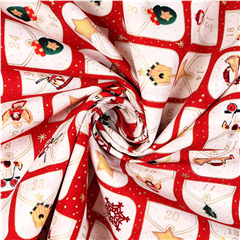 Bomullspoplin Julkalender